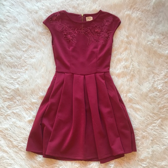 Raspberry Party Dress - Picture 1 of 5